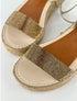SIMON BRONZ İPLİ HASIR SANDALET